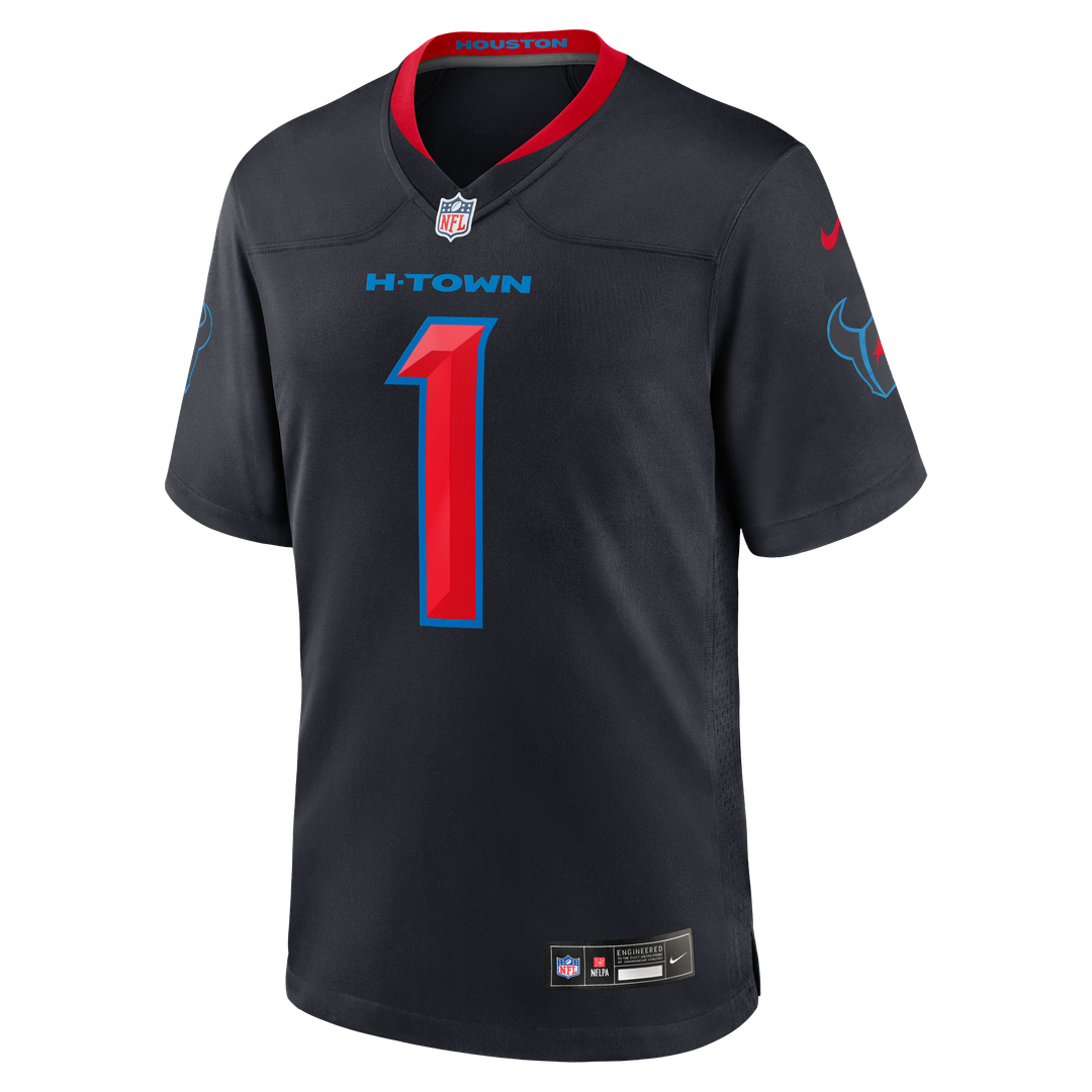 Tank Dell Houston Texans Nike Navy Alternate Game Jersey