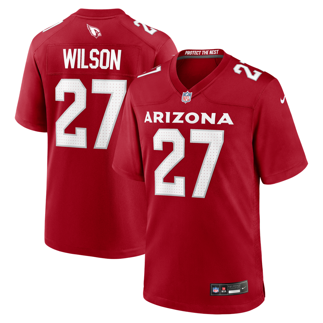 Divaad Wilson Arizona Cardinals Nike Cardinal Team Game Jersey
