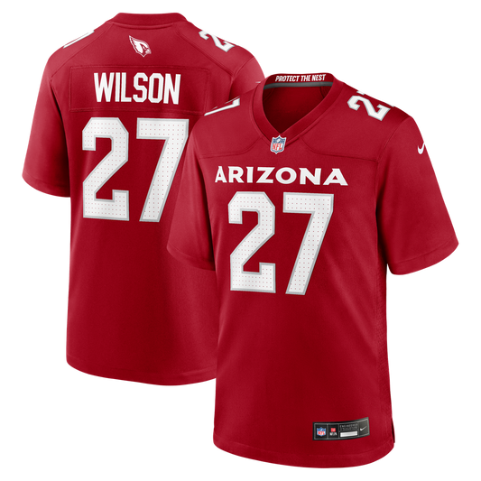 Divaad Wilson Arizona Cardinals Nike Cardinal Team Game Jersey