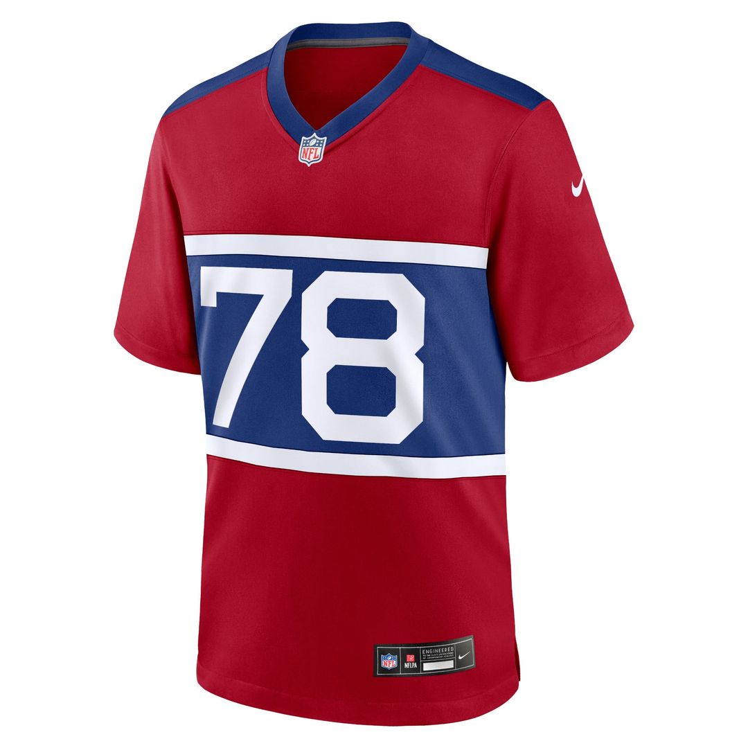 Andrew Thomas New York Giants Nike Century Red Alternate Player Game Jersey