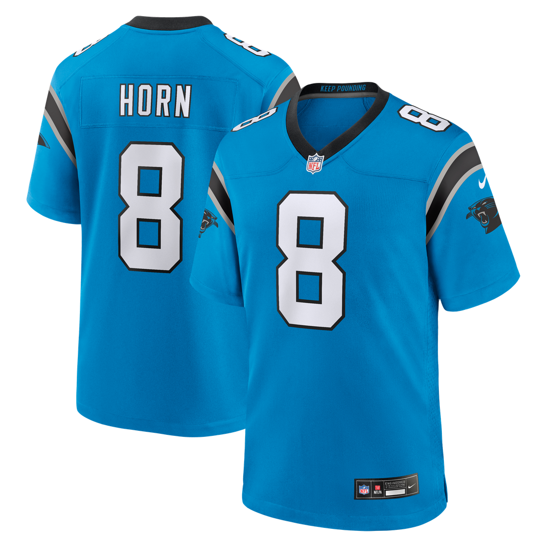 Jaycee Horn Carolina Panthers Nike Blue Alternate Game Jersey