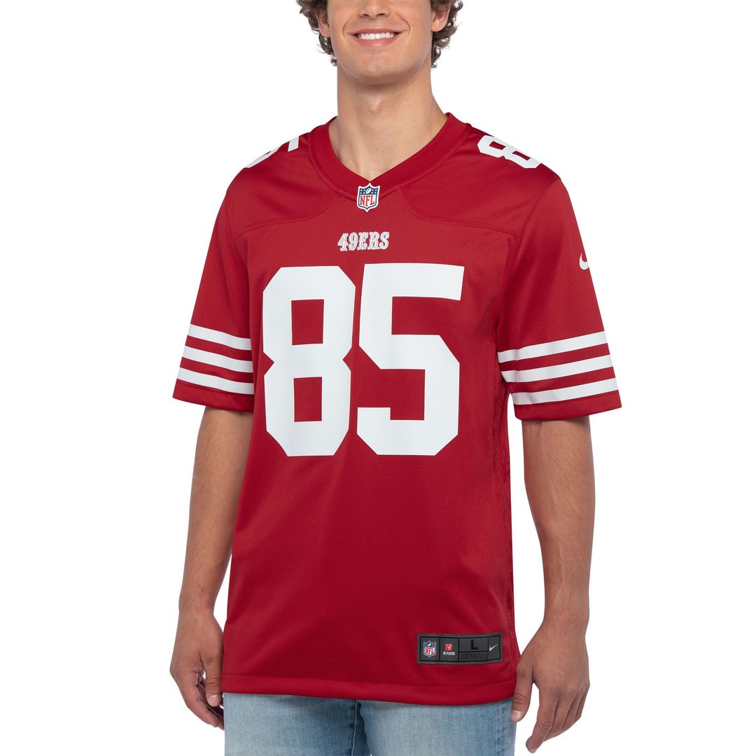 George Kittle San Francisco 49ers Nike Scarlet Player Game Jersey