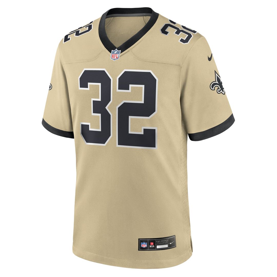 Tyrann Mathieu New Orleans Saints Nike Gold Gameday Golds Alternate Game Player Jersey