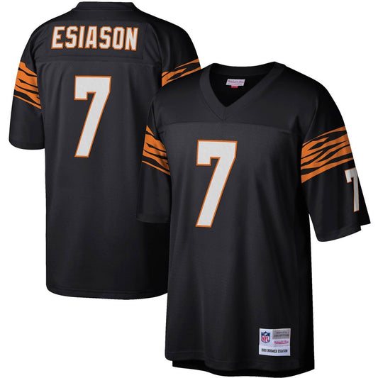 Boomer Esiason Cincinnati Bengals Mitchell & Ness Black Legacy Replica Jersey
