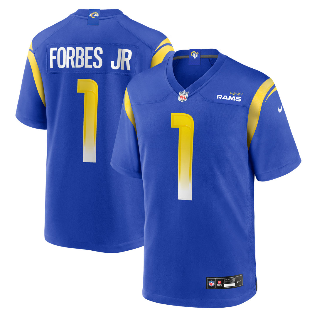 Emmanuel Forbes Jr. Los Angeles Rams Nike Royal Team Game Jersey