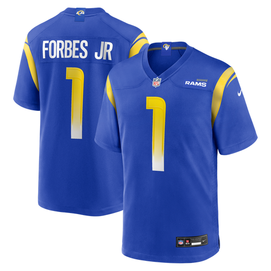 Emmanuel Forbes Jr. Los Angeles Rams Nike Royal Team Game Jersey