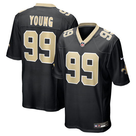 Chase Young New Orleans Saints Nike Black Game Jersey