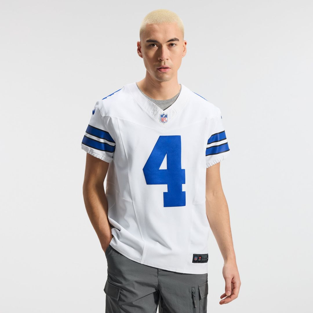 Dak Prescott Dallas Cowboys Nike White Vapor F.U.S.E. Elite Jersey