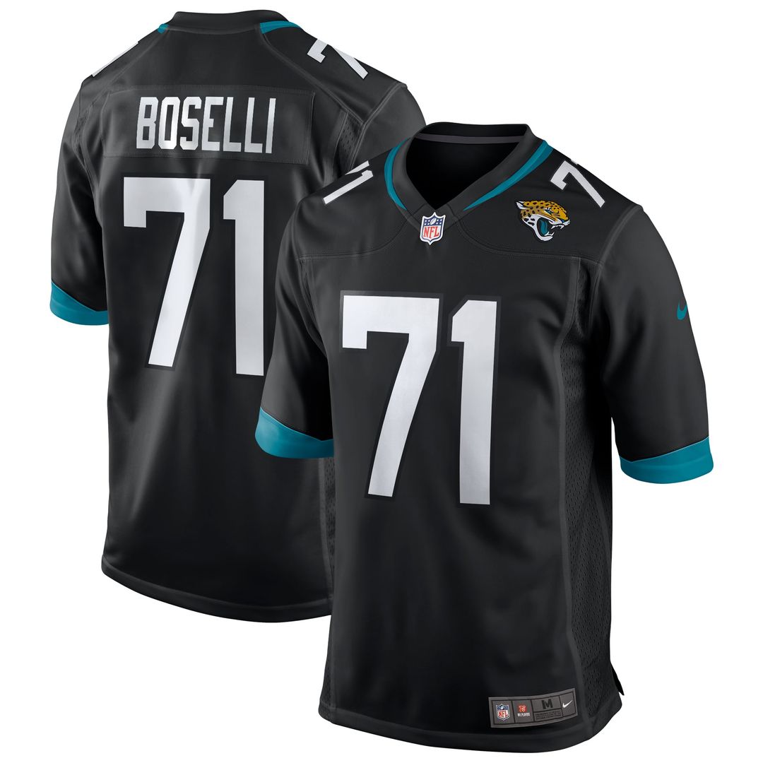 Tony Boselli Jacksonville Jaguars Nike Black Retired Player Alternate Game Jersey
