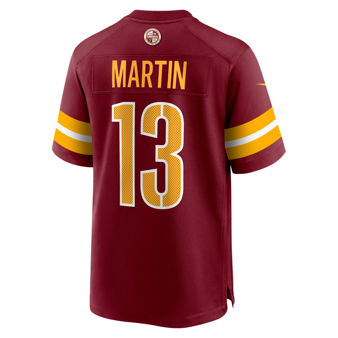 Tay Martin Washington Commanders Nike Burgundy Team Game Jersey