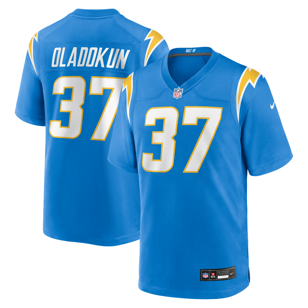 Jordan Oladokun Los Angeles Chargers Nike Powder Blue Team Game Jersey