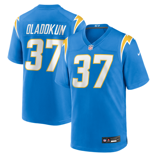 Jordan Oladokun Los Angeles Chargers Nike Powder Blue Team Game Jersey