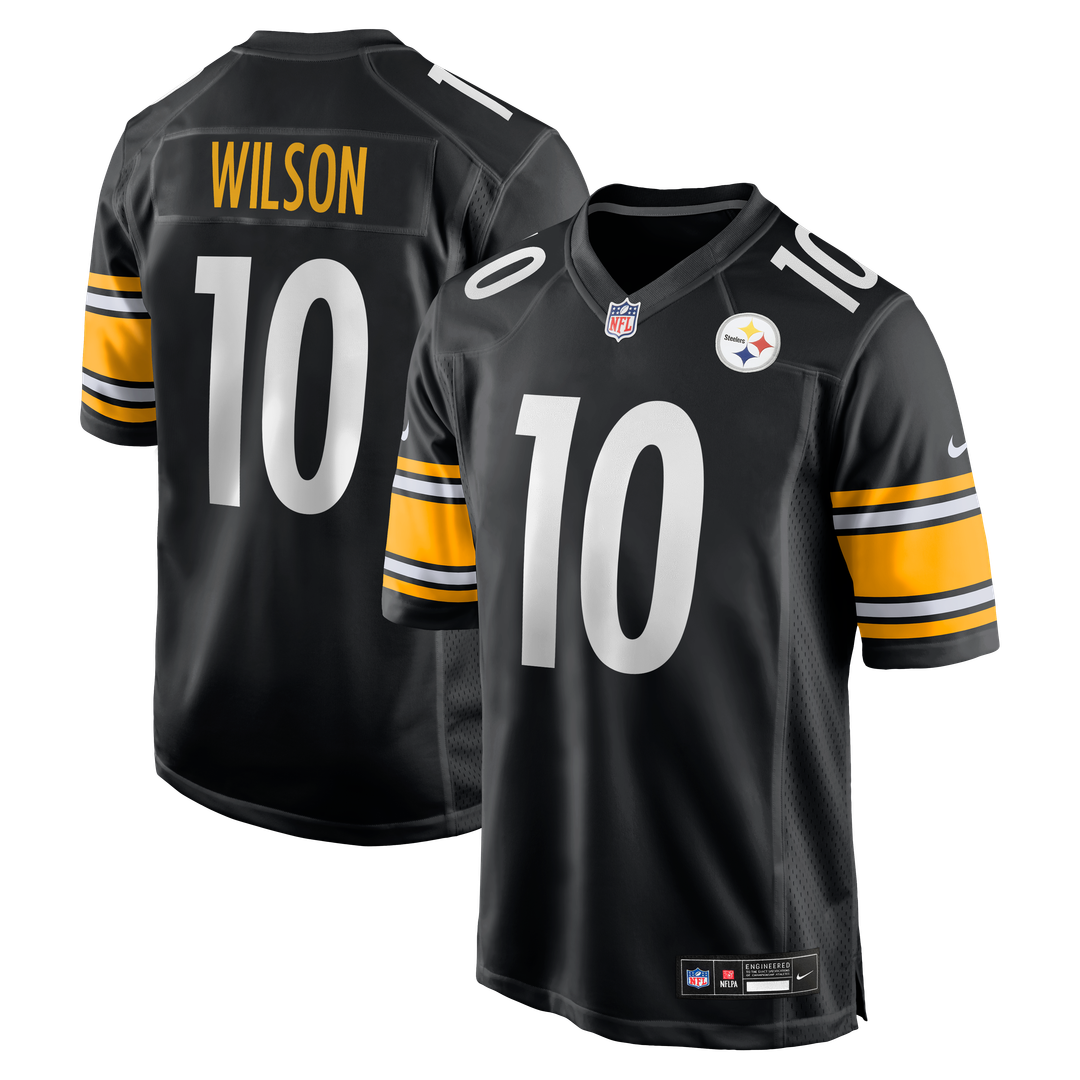 Roman Wilson Pittsburgh Steelers Nike Black Game Player Jersey