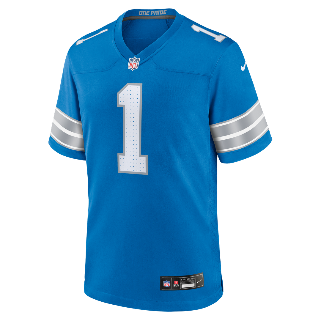 Blake Miller Detroit Lions Nike Blue Team Game Jersey