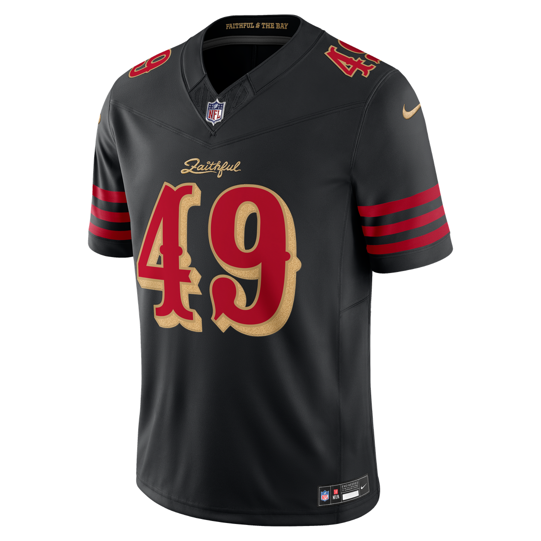 The Faithful San Francisco 49ers Nike Black Rivalries Collection Stitched Limited Jersey