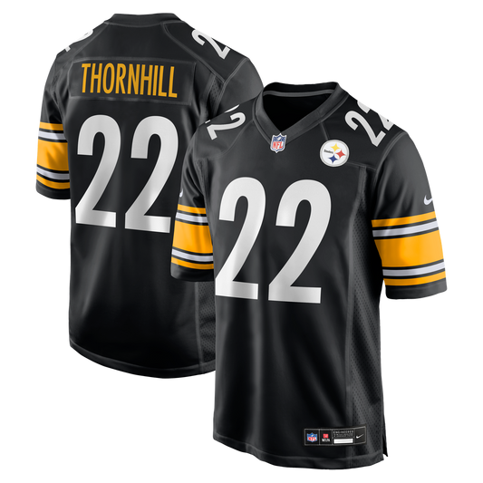 Juan Thornhill Pittsburgh Steelers Nike Black Team Game Jersey