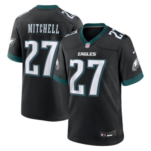 Quinyon Mitchell Philadelphia Eagles Nike Black Alternate Game Jersey