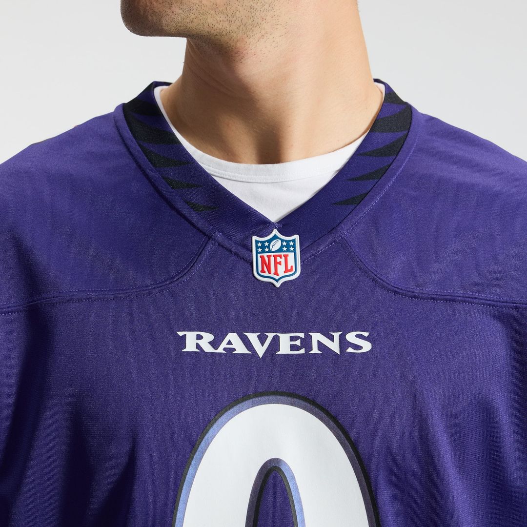 Roquan Smith Baltimore Ravens Nike Purple Team Game Jersey