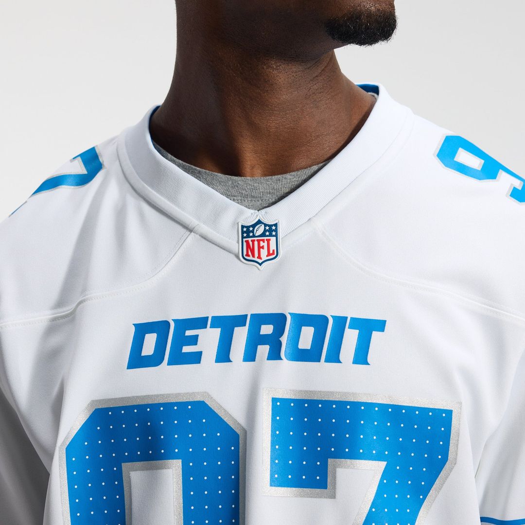 Aidan Hutchinson Detroit Lions Nike White Game Jersey