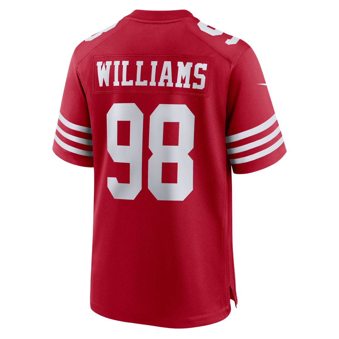 Mykel Williams San Francisco 49ers Nike Scarlet Team Game Jersey