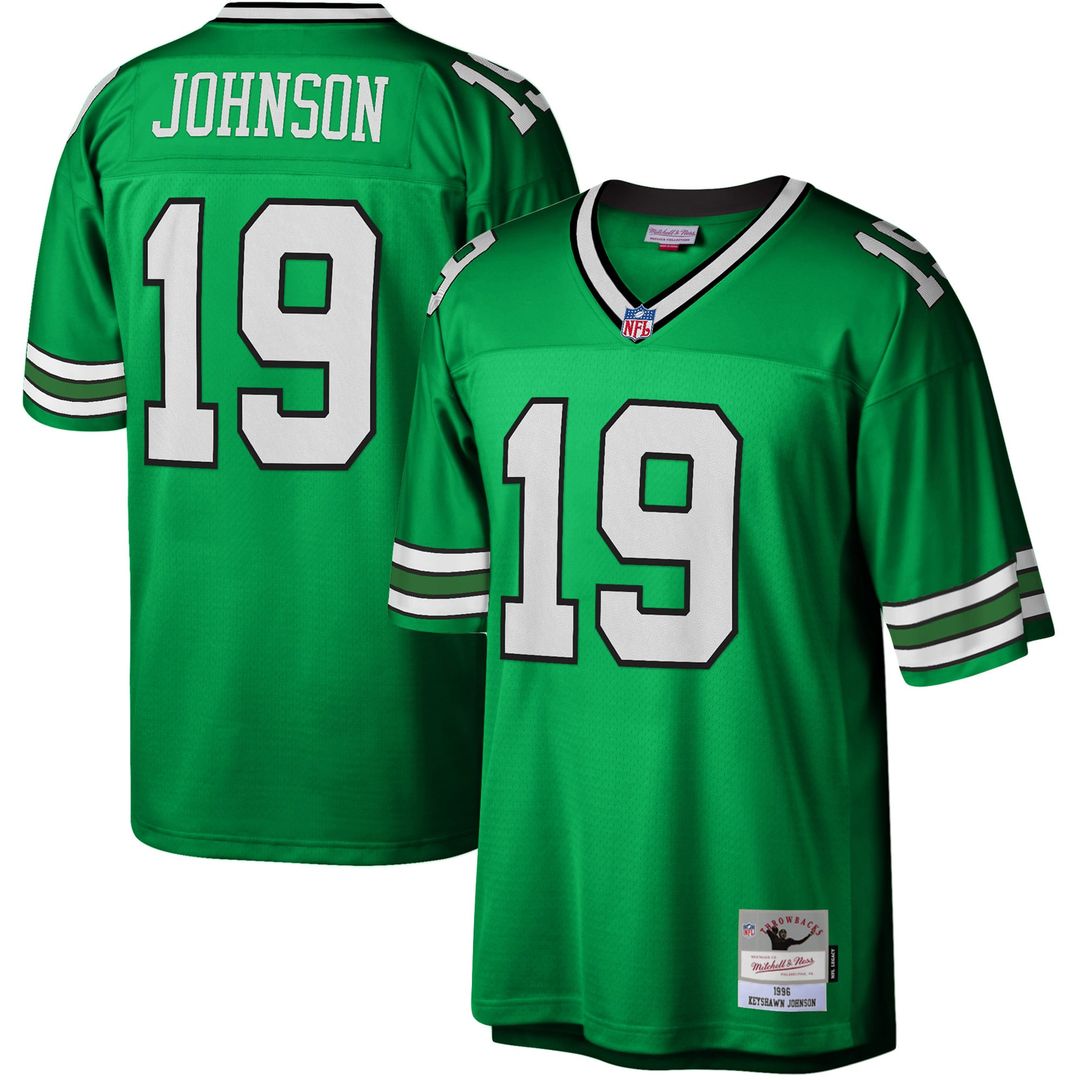 Keyshawn Johnson New York Jets Mitchell & Ness Kelly Green Legacy Replica Jersey
