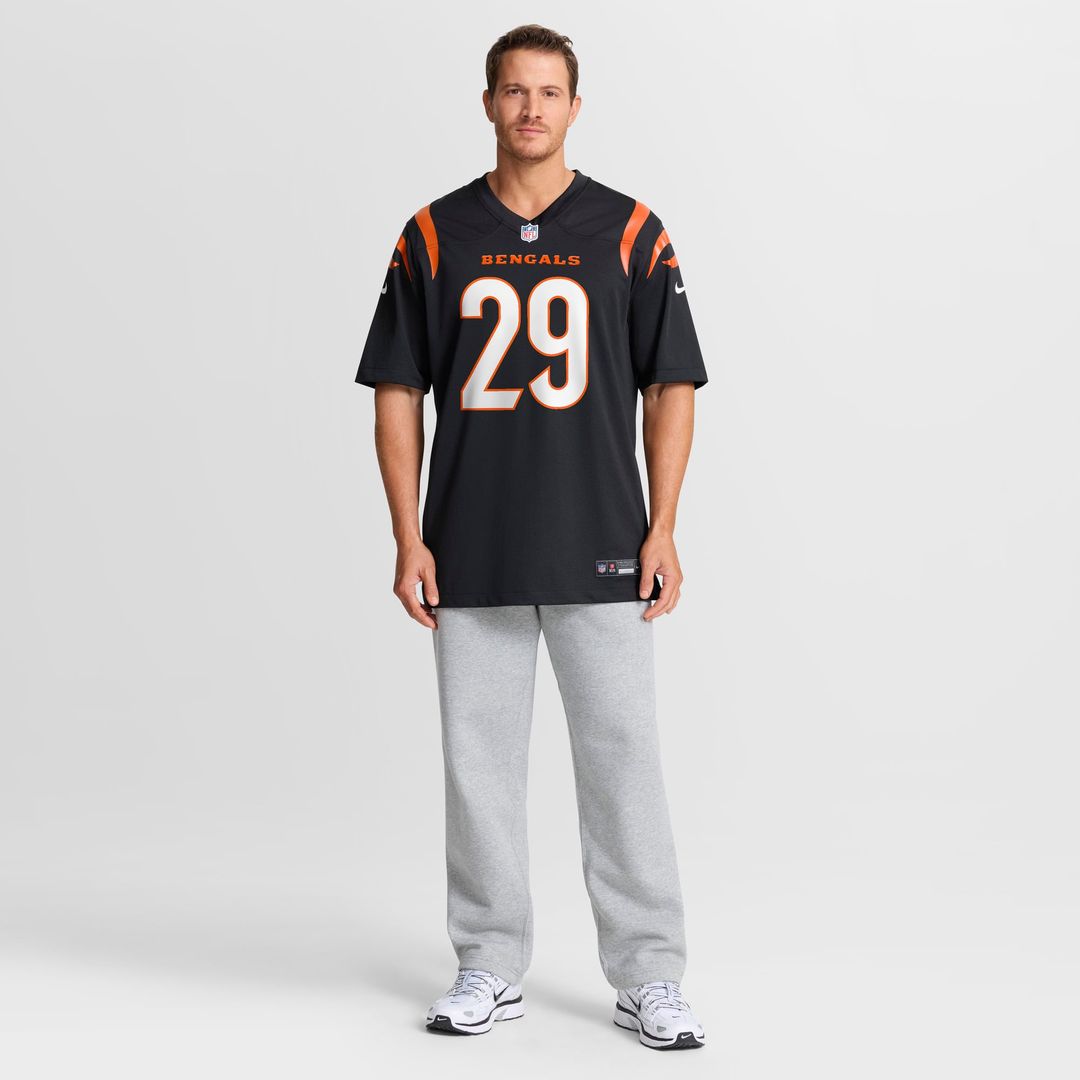 Kyle Dugger Cincinnati Bengals Nike Black Team Game Jersey