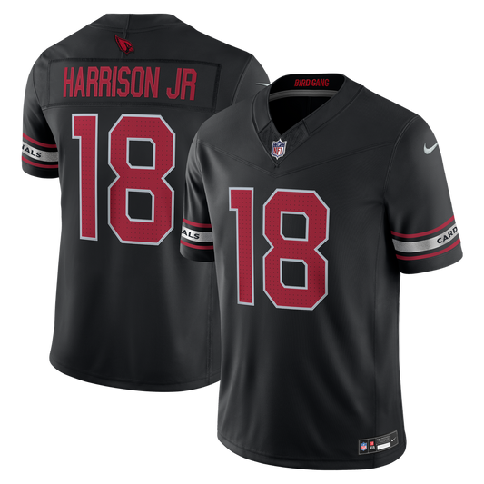 Marvin Harrison Jr. Arizona Cardinals Nike Black Alternate Vapor F.U.S.E. Stitched Limited Jersey