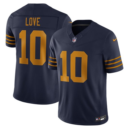 Jordan Love Green Bay Packers Nike Navy Alternate Vapor F.U.S.E. Stitched Limited Jersey
