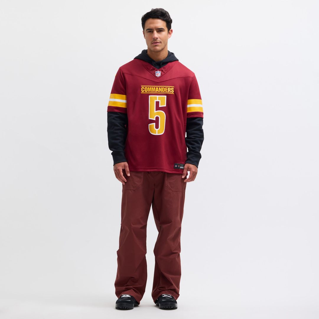 Washington Commanders Jayden Daniels Nike White Vapor F.U.S.E. Limited Super Bowl Era Jersey