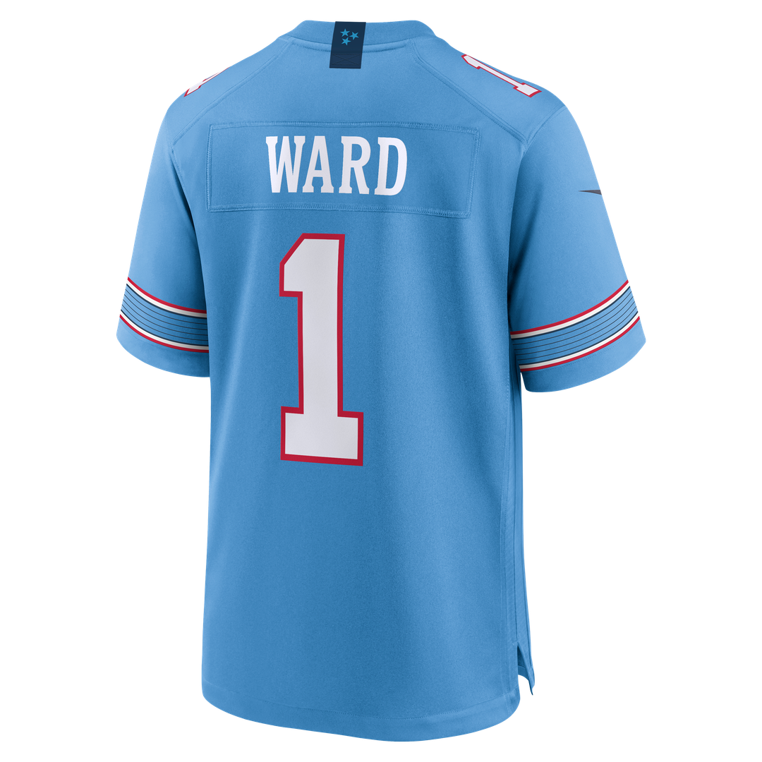 Cameron Ward Tennessee Titans Nike Light Blue Game Jersey