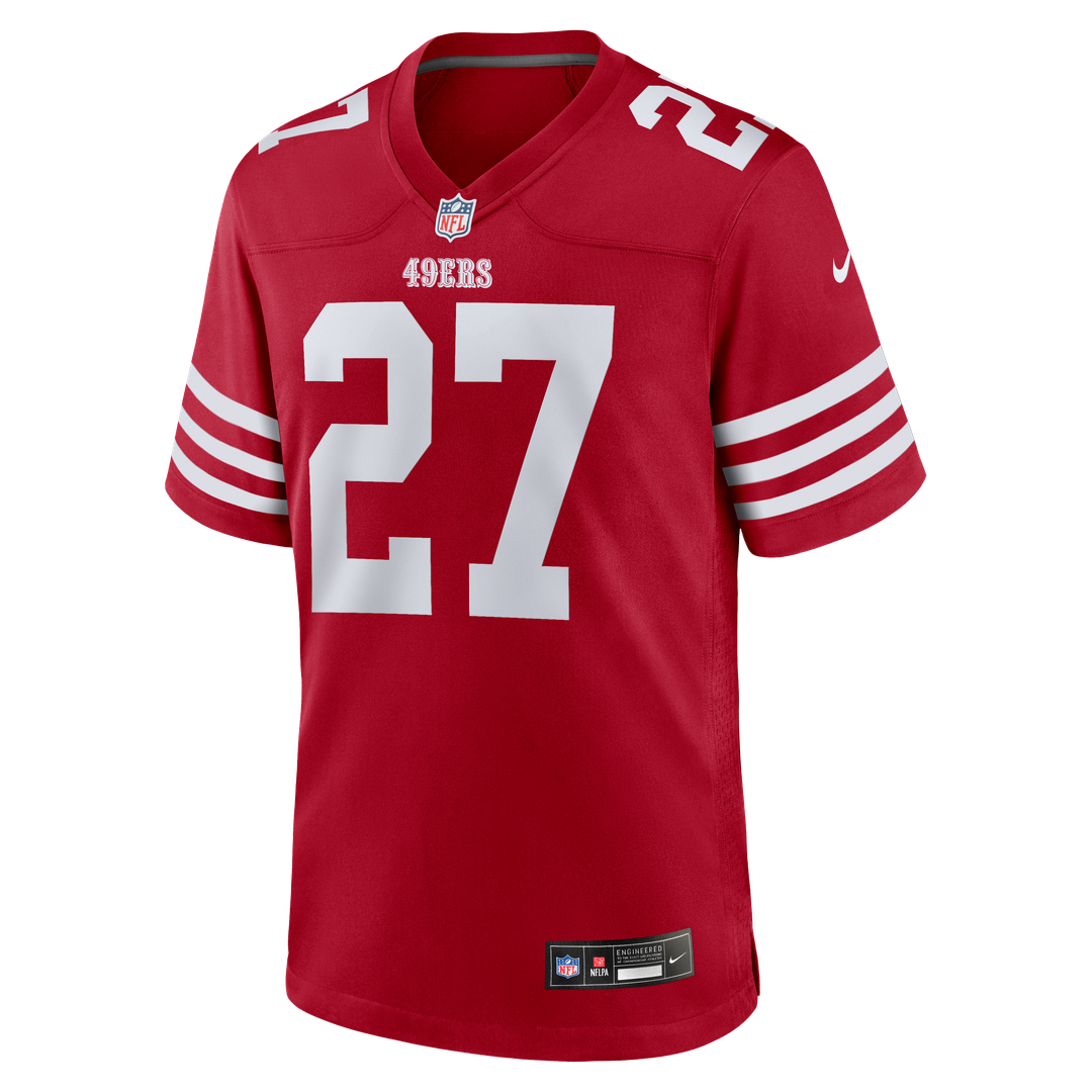 Ji'Ayir Brown San Francisco 49ers Nike Scarlet Team Game Jersey