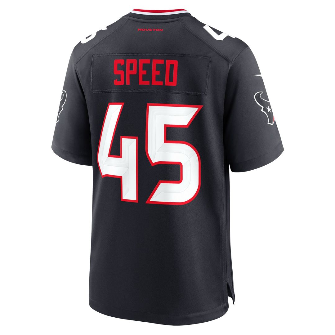 E.J. Speed Houston Texans Nike Navy Team Game Jersey