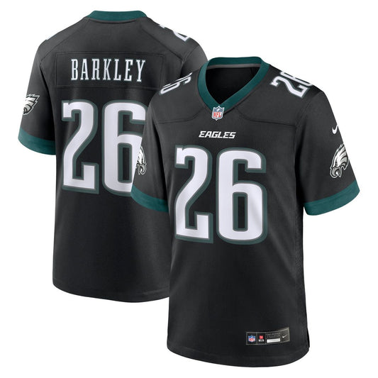 Saquon Barkley Philadelphia Eagles Nike Black Alternate Game Jersey