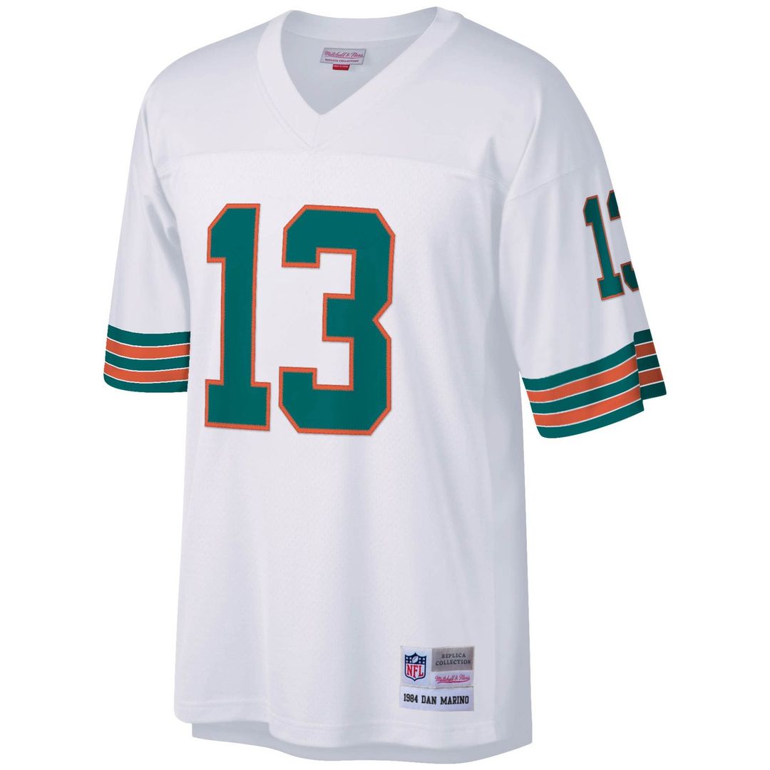 Dan Marino Miami Dolphins Mitchell & Ness Aqua Big & Tall 1984 Retired Player Replica Jersey