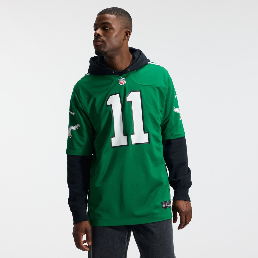 A.J. Brown Philadelphia Eagles Nike Kelly Green Alternate Game Player Jersey