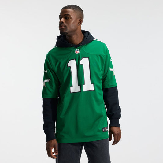 A.J. Brown Philadelphia Eagles Nike Kelly Green Alternate Game Player Jersey