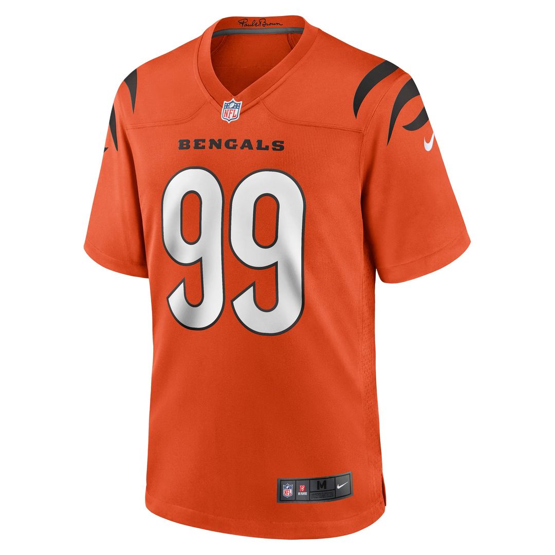Myles Murphy Cincinnati Bengals Nike White Team Game Jersey