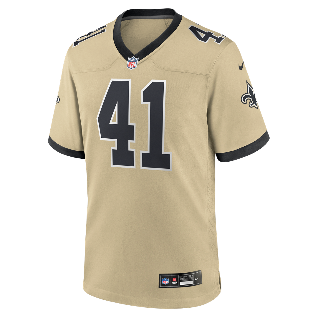 Alvin Kamara New Orleans Saints Nike White Alternate Game Jersey