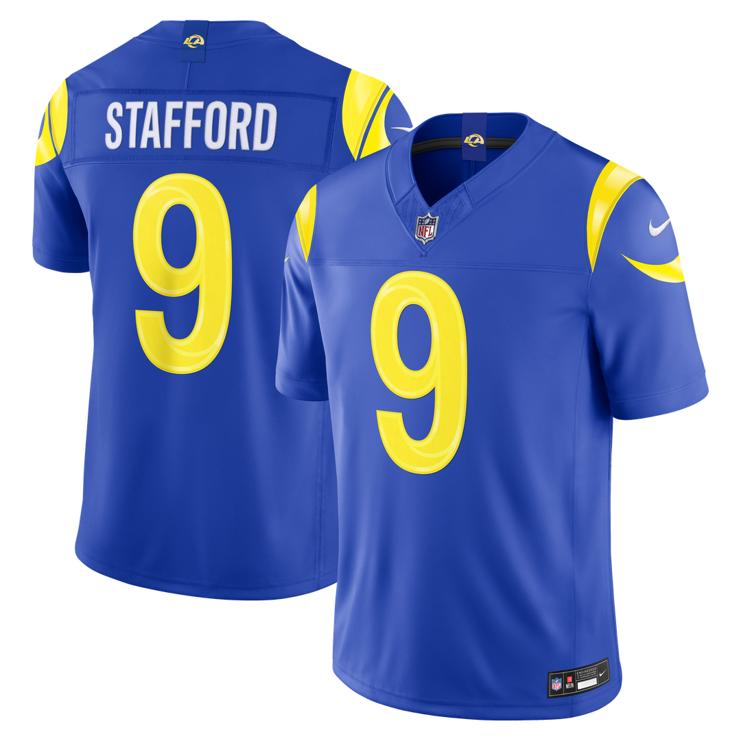 Matthew Stafford Los Angeles Rams Nike Royal Team Vapor F.U.S.E. Stitched Limited Jersey