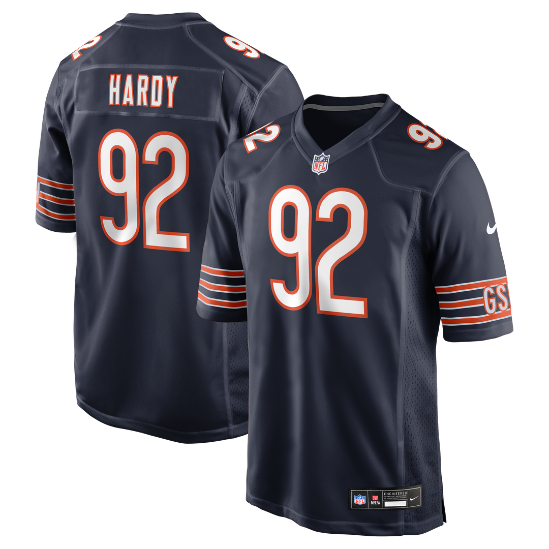Daniel Hardy Chicago Bears Nike Navy Team Game Jersey