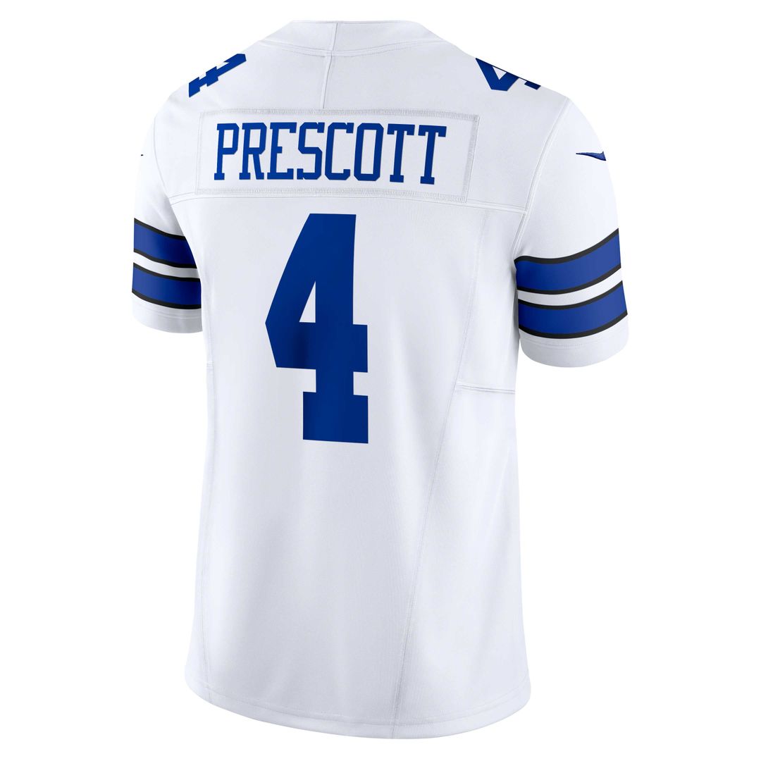 Dak Prescott Dallas Cowboys Nike White Vapor F.U.S.E. Limited Jersey