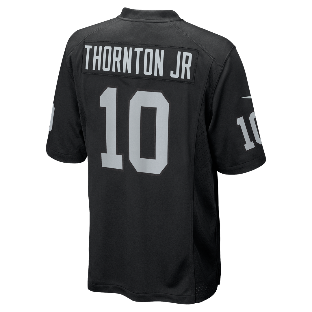 Dont'e Thornton Jr. Las Vegas Raiders Nike Black Team Game Jersey