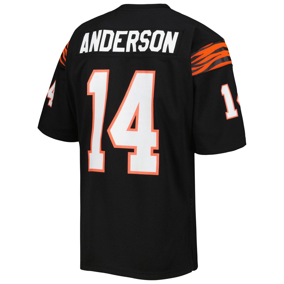 Ken Anderson Cincinnati Bengals 1981 Mitchell & Ness Black Authentic Throwback Retired Player Jersey