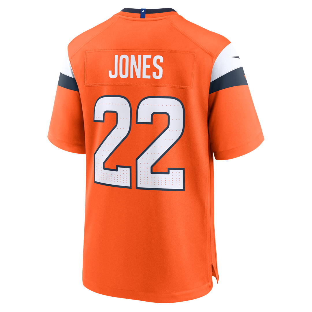 Brandon Jones Denver Broncos Nike Orange Team Game Jersey