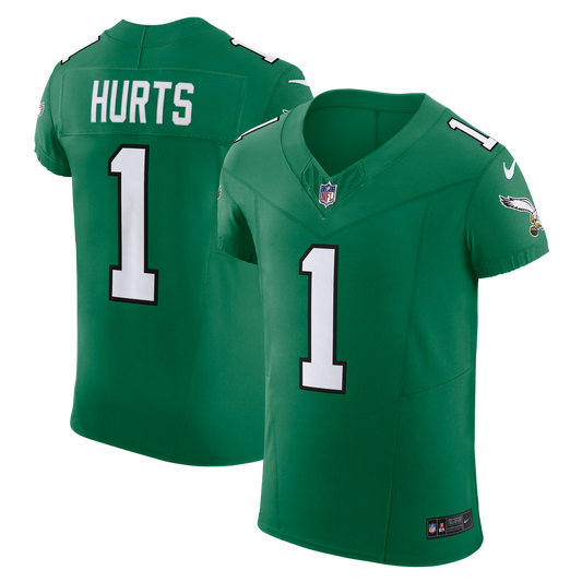 Jalen Hurts Philadelphia Eagles Nike Kelly Green Alternate Vapor F.U.S.E. Elite Jersey