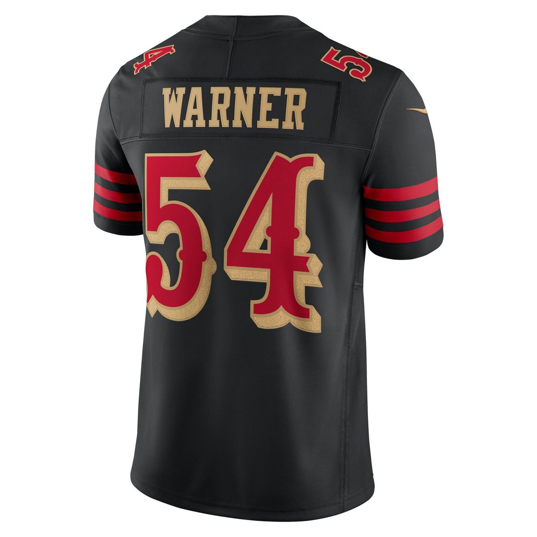 Fred Warner San Francisco 49ers Nike Black Rivalries Collection Stitched Limited Jersey