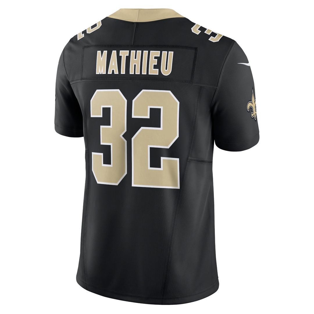 Tyrann Mathieu New Orleans Saints Nike Black Vapor F.U.S.E. Limited Jersey