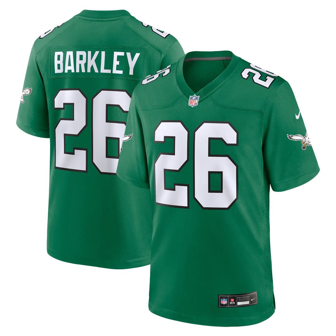 Saquon Barkley Philadelphia Eagles Nike White Game Jersey