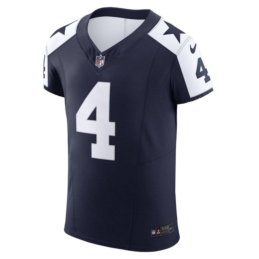 Dak Prescott Dallas Cowboys Nike Navy Alternate Vapor F.U.S.E. Elite Jersey