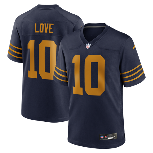 Jordan Love Green Bay Packers Nike Navy The 1923 Classic Game Jersey
